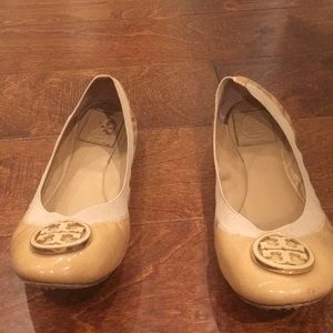 Tory burch nude flats